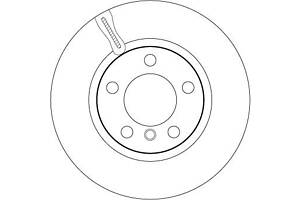 DF6143S TRW - Гальмівний диск