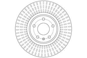 Гальмівний диск TRW DF6148