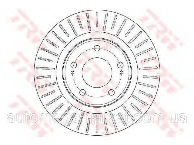 DF6174 TRW - Гальмівний диск, TRW