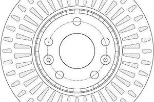 Гальмівний диск TRW DF6184