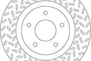 DF6206 TRW - Гальмівний диск