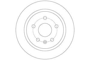 Гальмівний диск TRW DF6312