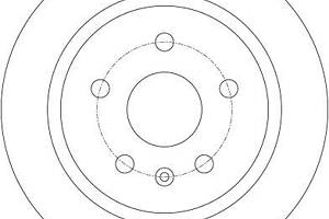Гальмівний диск TRW DF6312