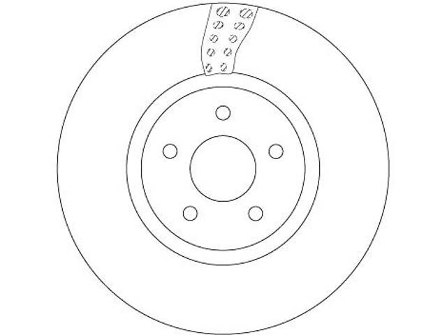 Гальмівний диск TRW DF6662S
