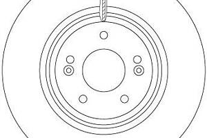 Гальмівний диск TRW DF6958S
