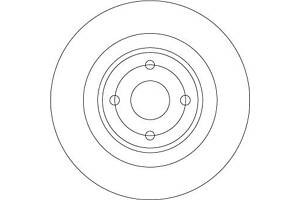Гальмівний диск TRW DF6974