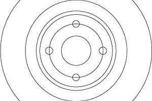 Гальмівний диск TRW DF6974