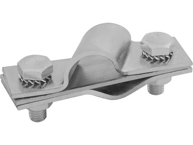 Діагональний з'єднувач для стрижня ø20мм та плаского повідника 40мм оцинкована сталь [z0010020] E.NEXT - Фото 1