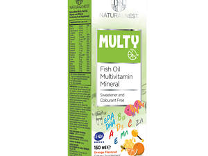 Диетическая добавка Мультивитаминный сироп с рыбьим жиром Naturalnest, 150 мл Ливеста