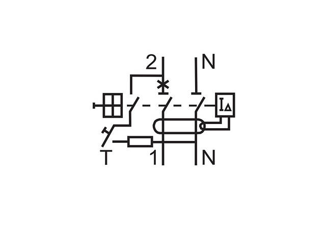 Диференційний вимикач 1P+N 6А 30мА 'C' тип A [2176031] KZS-1M UNI ETI - Фото 3