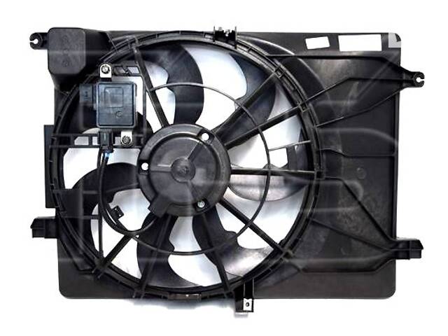 Диффузор с вентилятором радиатора 2.0 2.4 на Sportage, Tucson - Фото 1