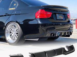 Диффузор заднего бампера V1 (для E90 M-Sport, Карбон) для BMW 3 серии E-90/91/92/93 2005-2011 гг.
