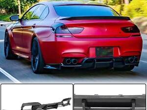 Диффузор заднего бампера V3 (для M6, Карбон) для BMW 6 F12/F13/F06 2011-2018 гг.