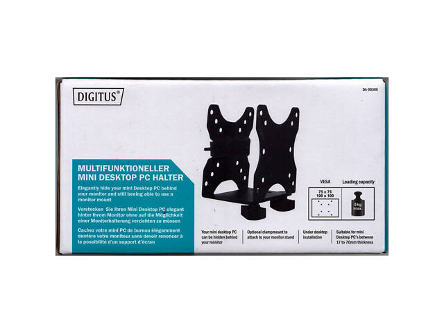 Digitus DA-90360 VPR 1-0 кріплення для міні ПК (DA-90360). Нове! - Фото 10