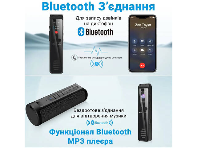 Диктофон для записи телефонных разговоров Savetek GS-R29 32 Гб bluetooth (101015-32) - Фото 5