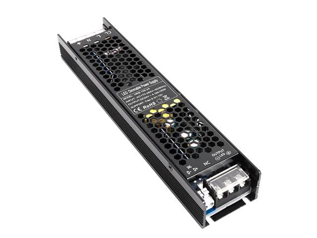Димований блок живлення DIM IP20 24V 100W TRIAC 0/1-10V (HRS-100-24) - Фото 1