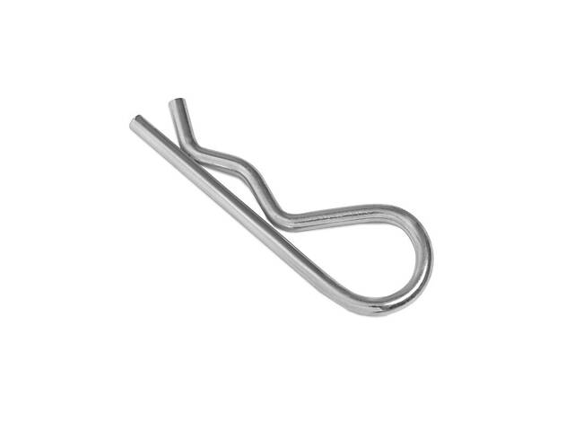 DIN11024 6х105 стержень Ø5,0мм сталь шплінт пружинний одинарний цинк білий (50 шт.) [95ZR000095ZR605021] Metalvis - Фото 1