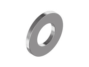 DIN125-1 М22 зовнішній ⌀39мм товщина 3мм сталь шайба плоска цинк білий [7O20000007O2220000] Metalvis