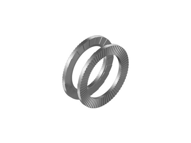 DIN25201 М5 зовнішній ⌀10,8мм товщина 2,2мм нержавіюча сталь шайба стопорна вібростійка (10 шт.) [N7R00000N7TW05SS02] Metalvis - Фото 1