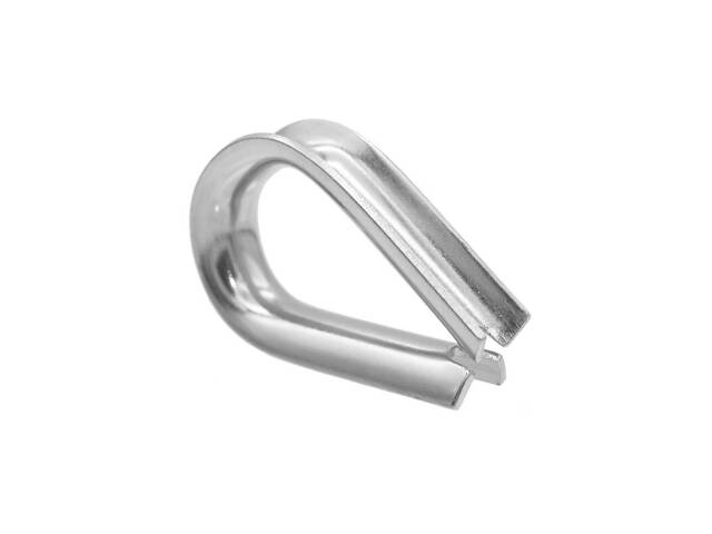 DIN6899 Коуш для троса ø8мм цинк білий (10 шт.) [3KO200000003KO0802] Metalvis - Фото 3