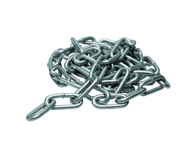 DIN763 Ланцюг 2мм довголанковий WLL-25кг цинк білий (10 пог.м) [91CEP0091CEP020D0H] Metalvis - Фото 2