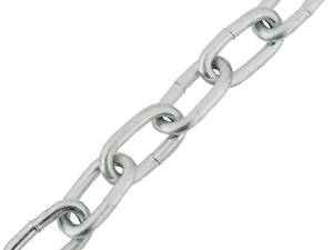 DIN766 Ланцюг 2мм коротколанковий WLL-25кг цинк білий (10 пог.м) [91CEP0091CEP020K0H] Metalvis