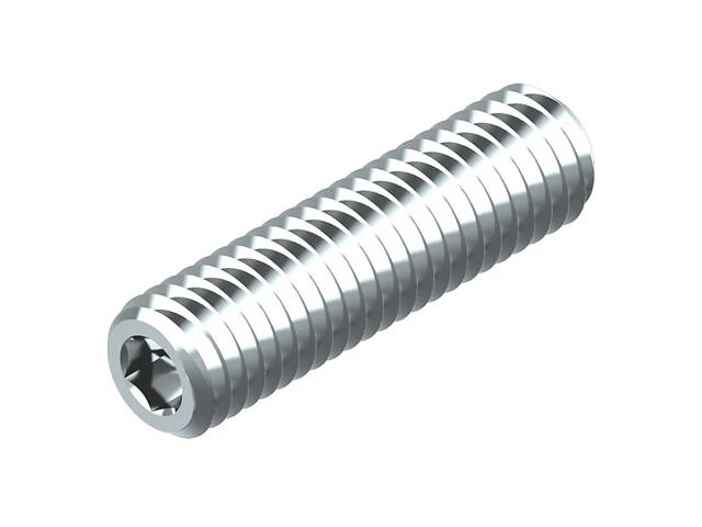 DIN916 М4х6 нержавіюча сталь гвинт установчий внутрішнім конусом під біту HX2 (500шт.) [N9800000N984006V00] Metalvis - Фото 1