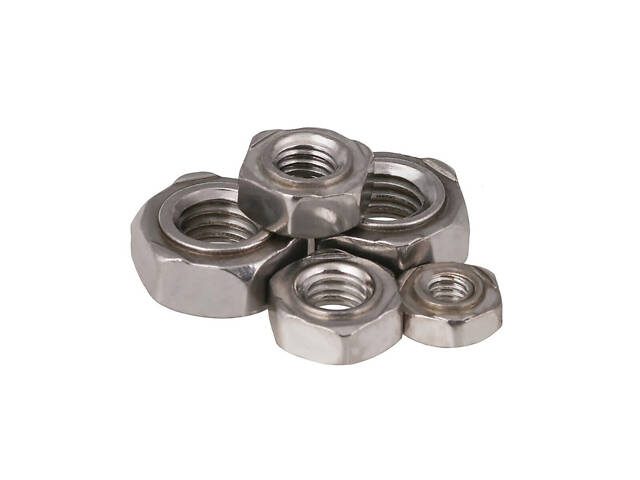 DIN929 М3 сталь крок 0,5 під ключ 7,5мм гайка приварна без покриття (1000 шт.) [6R00000006R0300000] Metalvis - Фото 3