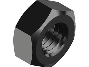 DIN934 М18 сталь 10 крок 1,5 під ключ 27мм гайка шестигранна без покриття [602080006018150100] Metalvis