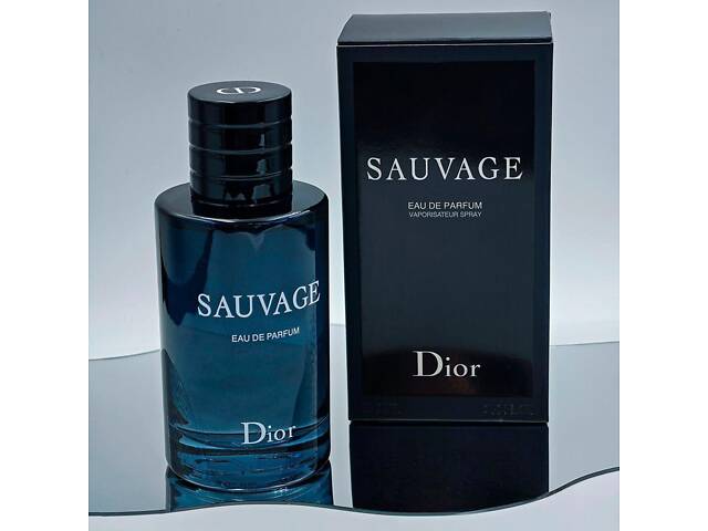 Dior Sauvage Eau de Parfum 100 мл парфуми для чоловіків — стійкий деревно-фужерний аромат з нотами бергамота, лаванди та - Фото 1