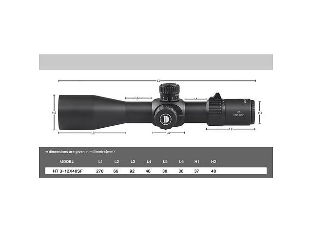 DISCOVERY HT 3-12X40 SF FFP - Фото 6