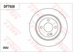 Диск гальмівний (1 шт.) HYUNDAIKIA Accent I20 I30Rio R D=262mm 11&gt &gt TRW DF7928 на HYUNDAI (BEIJING) VERNA седан