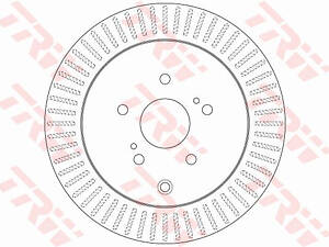 Диск тормозной (1 шт.) SUZUKI Grand Vitara Grand 'R D=308mm '05-16