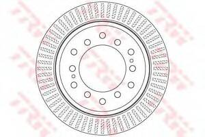 Диск тормозной (1 шт.) TOYOTA Land Cruiser [J15] R D=312mm 09 TRW DF6342 TOYOTA LAND CRUISER PRADO (KDJ15_,