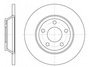 Диск тормозной AUDI A4 передн. (выр-во REMSA) REMSA 647200 на AUDI A4 седан (8D2, B5)