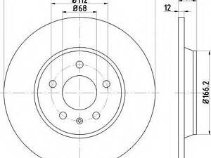 Диск гальмівний AUDI A4A5A7Q5 R D=300mm 07&gt &gt TEXTAR 92160103 на AUDI A7 Sportback (4GA, 4GF)