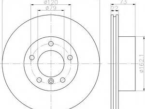 Диск тормозной BMW 1(E81)3(E90) F D=292mm 04-13 TEXTAR 92132805 на BMW 1 купе (E82)