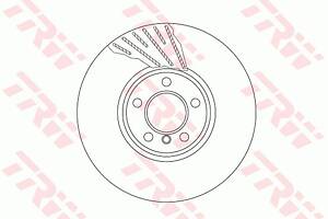 Диск гальмівний BMW 5(F07,F10)/ 7(F01,F02) 'FR 'D=348mm '08>>