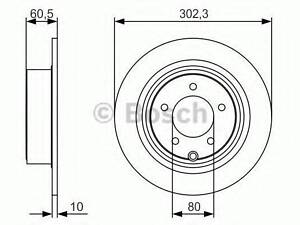 Диск тормозной BOSCH 0986479R07 на MITSUBISHI OUTLANDER SPORT (GA_W_)