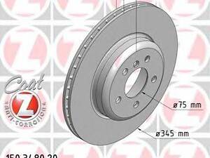 Диск гальмівний Coat Z ZIMMERMANN 150348020 на BMW 6 купе (F13)