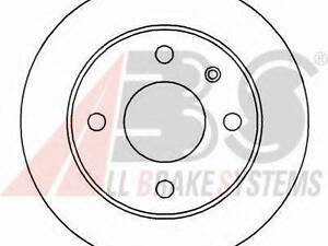 Диск тормозной FORD ESCORTFIESTA передн. вент. (выр-во ABS) A.B.S. 15981 в FORD ORION Mk II (AFF)