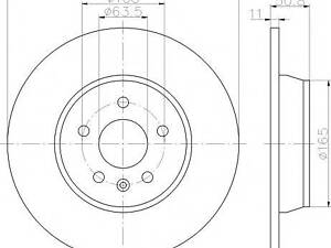 Диск гальмівний FORD GalaxyKugaMondeoS-Max R D=302mm 06&gt &gt TEXTAR 92159303 на FORD MONDEO IV Turnier (BA7)