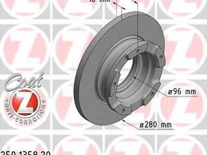 Диск гальмівний FORD Transit R D=280mm 06-14 TEXTAR 92159103 на FORD TRANSIT автобус