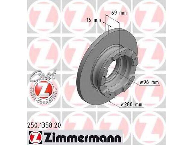 Диск гальмівний FORD Transit R D=280mm 06-14 TEXTAR 92159103 на FORD TRANSIT автобус