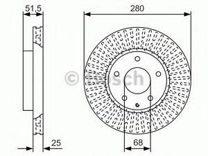 Диск гальмівний MAZDA 3CX-3 F 13&gt &gt BOSCH 0986479C36 на MAZDA AXELA седан (BM)