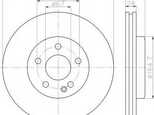 Диск тормозной MERCEDES A (W176)C (W205)GLA (X156) F D=298mm 12 TEXTAR 92254803 на MERCEDES-BENZ B-CLASS (W246,