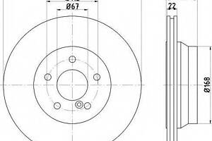 Диск гальмівний MERCEDES E(W211,212) R D=300mm 02&gt &gt TEXTAR 92115505 на MERCEDES-BENZ CLS (C218)