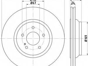 Диск гальмівний MERCEDES S(W221,C216)SL(R230) R D=320mm 05&gt &gt TEXTAR 92160705 на MERCEDES-BENZ S-CLASS седан (W221)