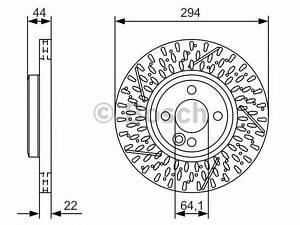 Диск тормозной MINI Cooper S R55565559 F 1,6 10 BOSCH 0986479A69 на MINI MINI Roadster (R59)