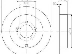 Диск тормозной MITSUBISHIPEUGEOT Lancer EVOOutlander II4007 R D=302mm 05 TEXTAR 92167003 на MITSUBISHI OUTLANDE